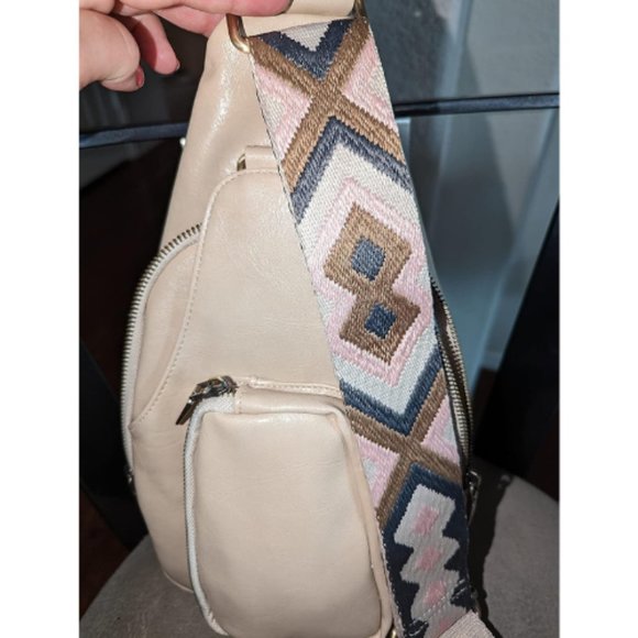 KFXFENQ Women Leather Crossbody Sling Backpack